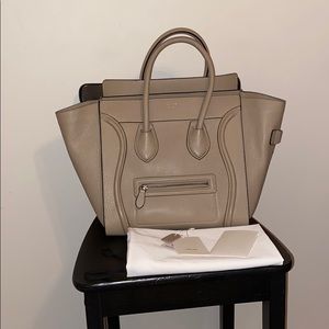 CELINE Mini Luggage Handbag